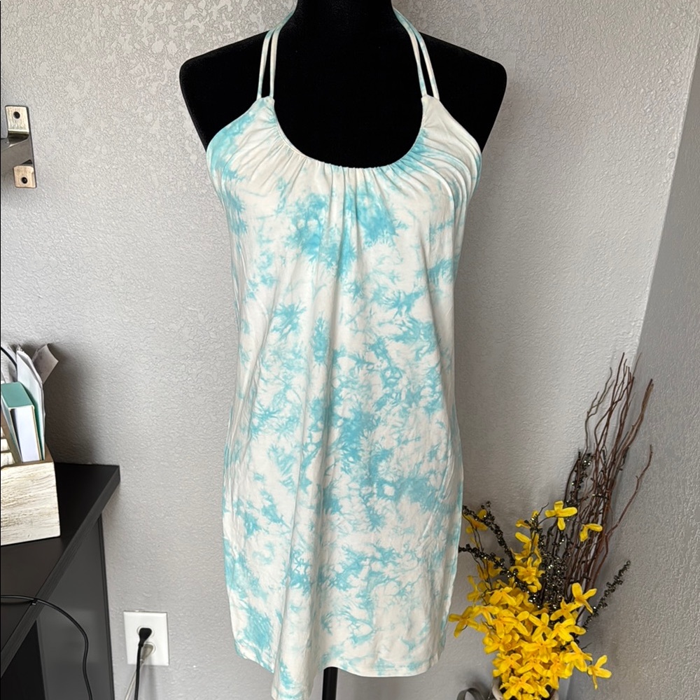 Victoria's Secret Blue and White Mini Dress